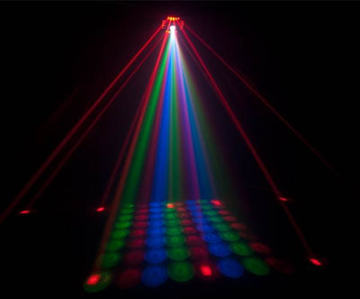 NEW! CHAUVET CUBIX 6 Channel LED DJ Disco Dance Effect Light + 25 FT DMX Cable