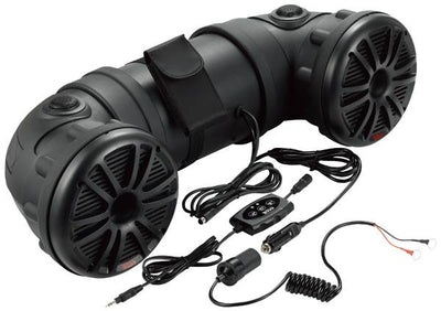 New Boss ATV25B Dual 450W 6.5" ATV/Marine Amplifed Waterproof Speakers+Bluetooth