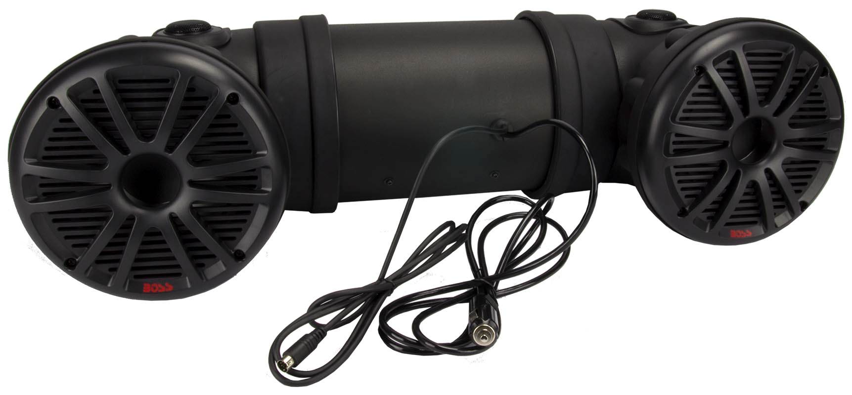 New Boss ATV25B Dual 450W 6.5" ATV/Marine Amplifed Waterproof Speakers+Bluetooth