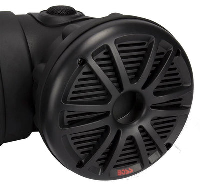 New Boss ATV25B Dual 450W 6.5" ATV/Marine Amplifed Waterproof Speakers+Bluetooth
