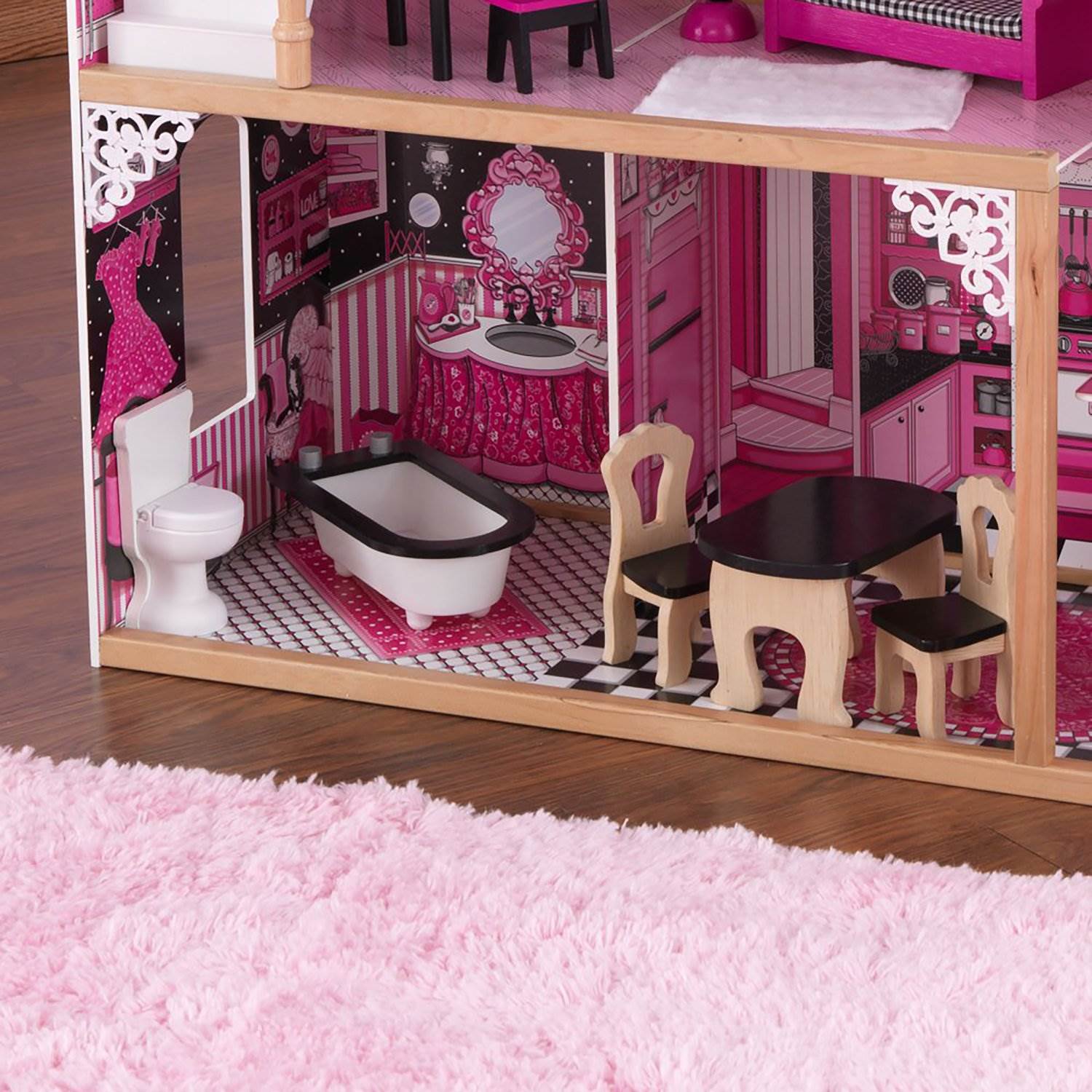 KidKraft Wooden Amelia Pretend Play with Furniture for Ages 3+ (For Parts) - VMInnovations