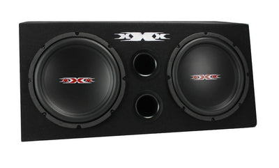 XXX XBX-1000B 10" 1000W Car Subs+Amplifier+Amp Kit+Sub Box Enclosure - Open Box