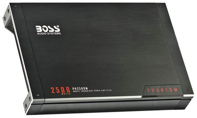 BOSS PH2500M 2500W Mono MOSFET Car Audio Power Amplifier Amp and 8 Gauge Amp Kit