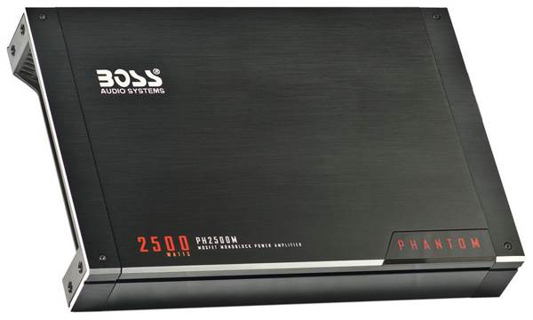 BOSS PH2500M 2500W Mono MOSFET Car Audio Power Amplifier Amp and 8 Gauge Amp Kit