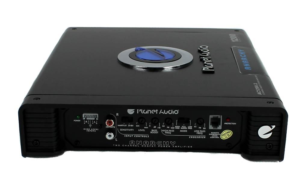 PLANET AUDIO AC1200.2 1200W 2 Channel Car A/B Amplifier Amp AC12002+8 Ga Amp Kit