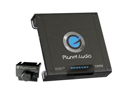PLANET AUDIO AC1500.1M 1500W MONO Car Audio Amplifier Amp AC15001M+8 Ga Amp Kit - VMInnovations