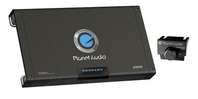 PLANET AUDIO AC2600.2 2600W 2-Channel Car Amplifier Audio AC26002+8 Ga Amp Kit - VMInnovations