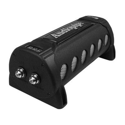 Audiopipe Car Stereo Amplifier w/ Capacitor, 4 Subwoofers, Sub Box, & Wire Kit - VMInnovations