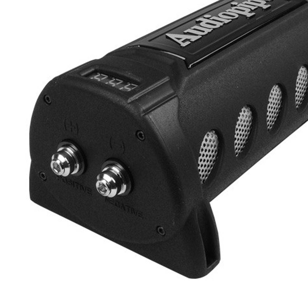 Audiopipe Amp, Capacitor, and 15in Subwoofer w/ QPower 15in Sub Box & Wiring Kit - VMInnovations