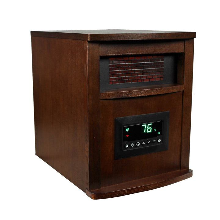 6 Element 1500W Portable Electric Infrared Quartz Space Heater, Indoor (Used)