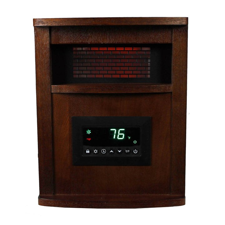 LifeSmart LifePro 6 Element 1500W Electric Infrared Quartz Indoor Space Heater