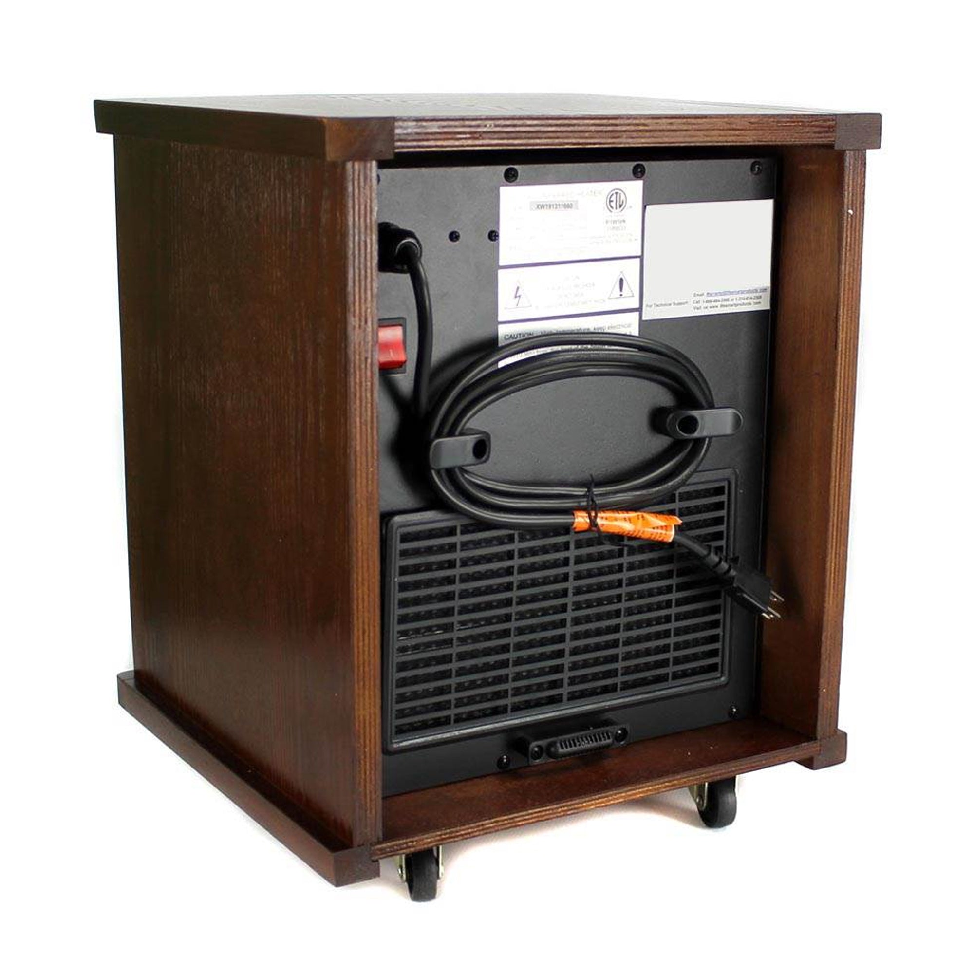 6 Element 1500W Portable Electric Infrared Quartz Space Heater, Indoor (Used) - VMInnovations