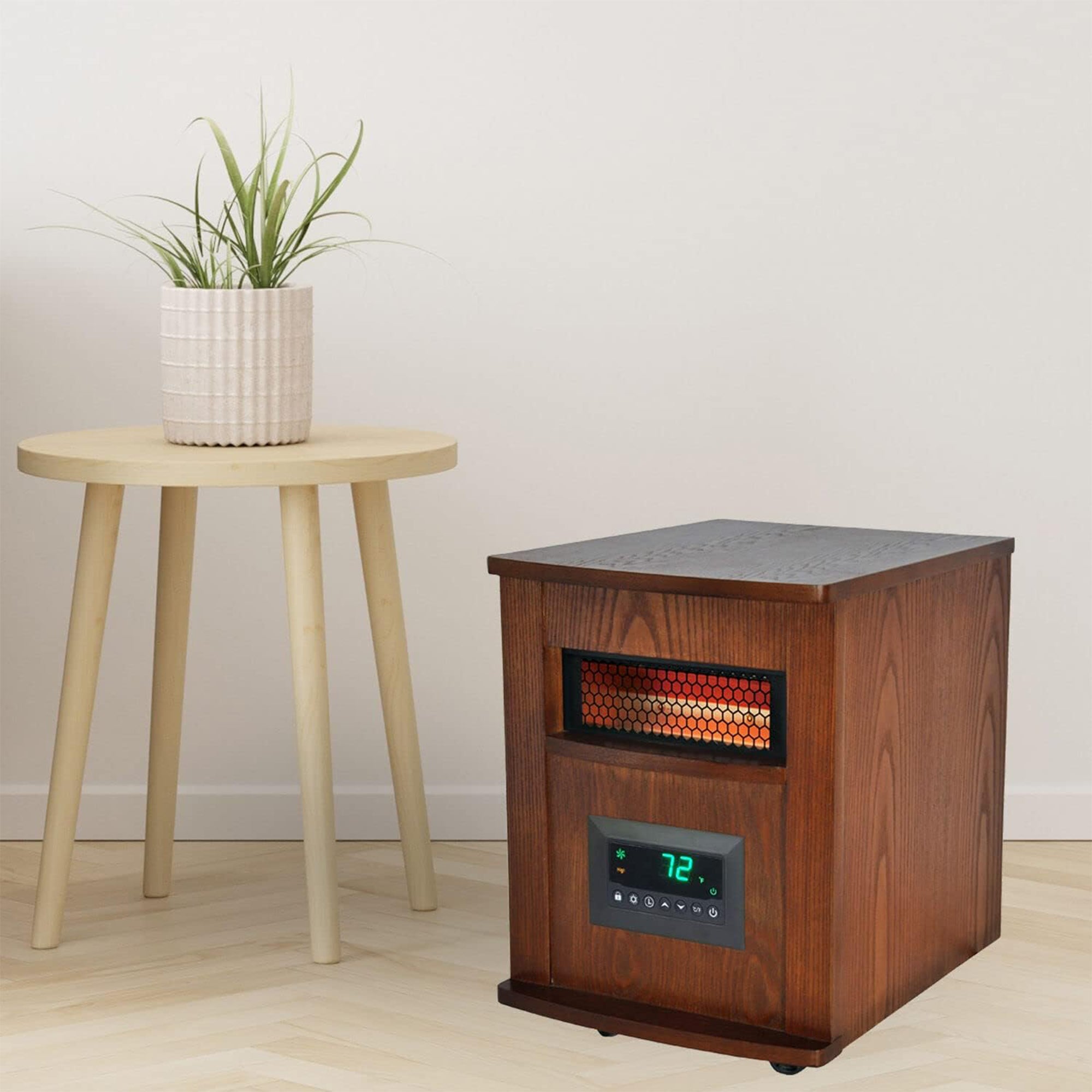 6 Element 1500W Portable Electric Infrared Quartz Space Heater, Indoor (Used) - VMInnovations