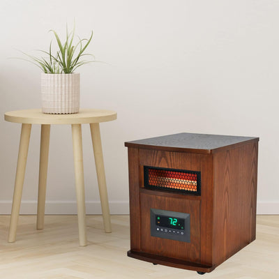 6 Element 1500W Portable Electric Infrared Quartz Space Heater, Indoor (Used) - VMInnovations