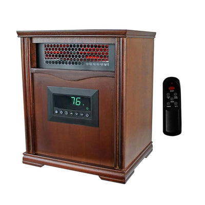 LifeSmart LifePro 1500 Watts Infrared Quartz Electric Portable Heater (Open Box)