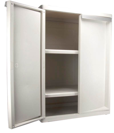 Sterilite Heavy Duty Adjustable 2 Shelf Base Cabinets Storage (Open Box)