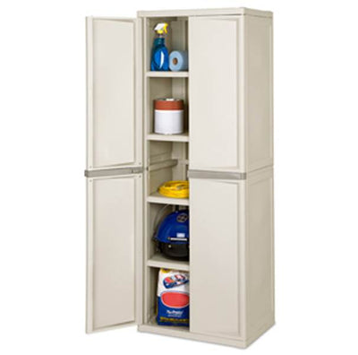 Sterilite 01428501 Heavy Duty Adjustable Shelf Garage Storage Cabinet - Open Box