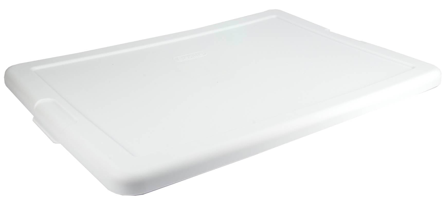 Sterilite Single Lidded 28 Quart Clear Bin Storage Box Tote Container (Open Box)