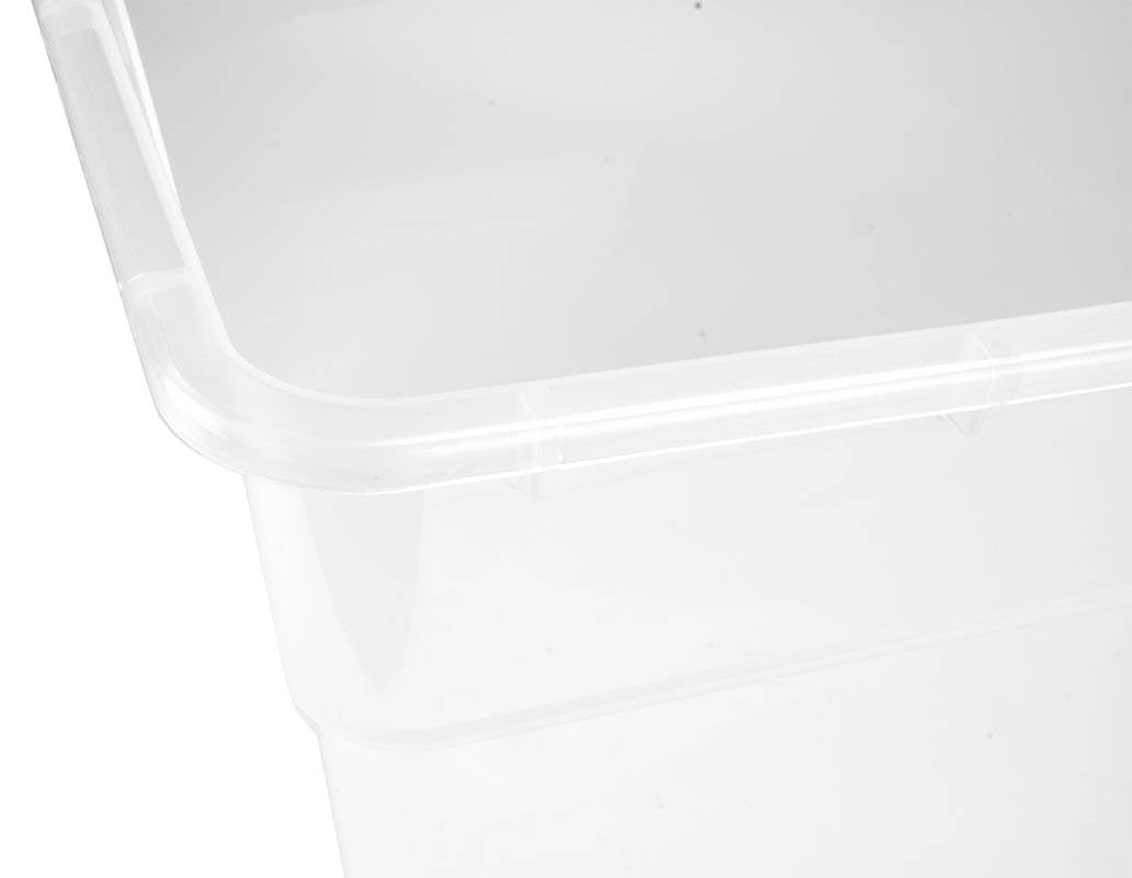 Sterilite 56 Quart Clear Bin Storage Tote Container w/ Lid (Open Box) (8 Pack)