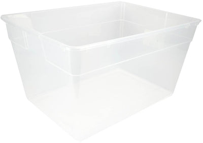 Sterilite 56 Quart Clear Bin Storage Tote Container w/ Lid (Open Box) (8 Pack)