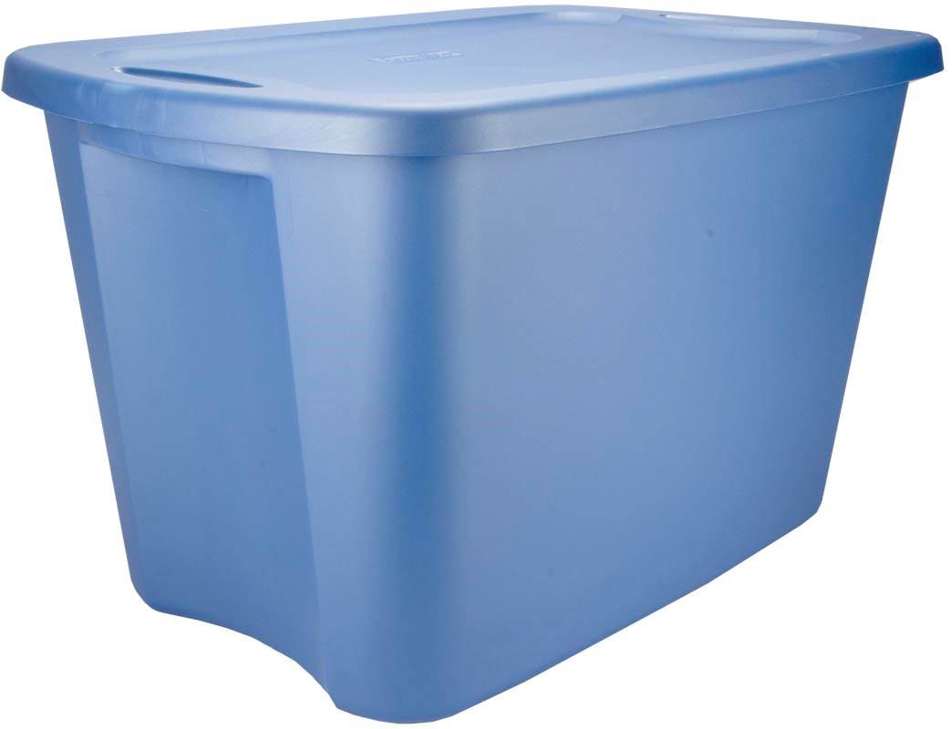 Sterilite 18301008 Lidded 18 Gallon Storage Box Tote Single Container (Open Box)