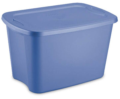 Sterilite 18301008 Lidded 18 Gallon Storage Box Tote Single Container (Open Box)