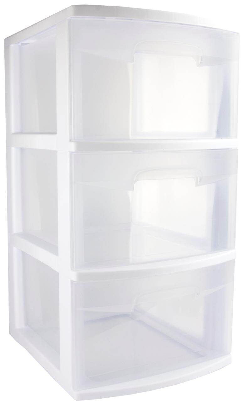 Sterilite Home 3-Drawer Storage Cart Portable Container with Casters | 28308002 (Open Box)