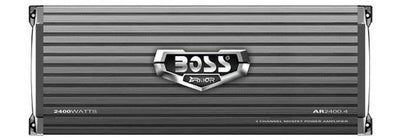 2) BOSS CH6520 6.5" 250W 2-Way Car Audio Speakers + Boss AR24004 2400W Amplifier