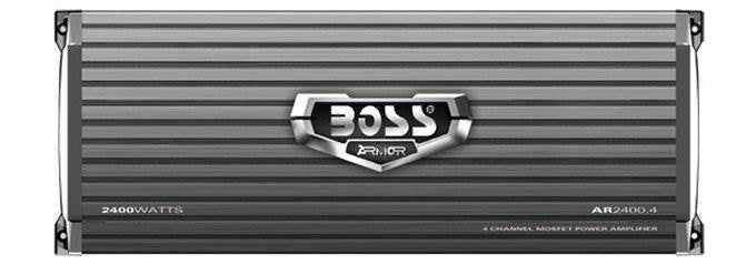 2) BOSS CH6520 6.5" 250W 2-Way Car Audio Speakers + Boss AR24004 2400W Amplifier