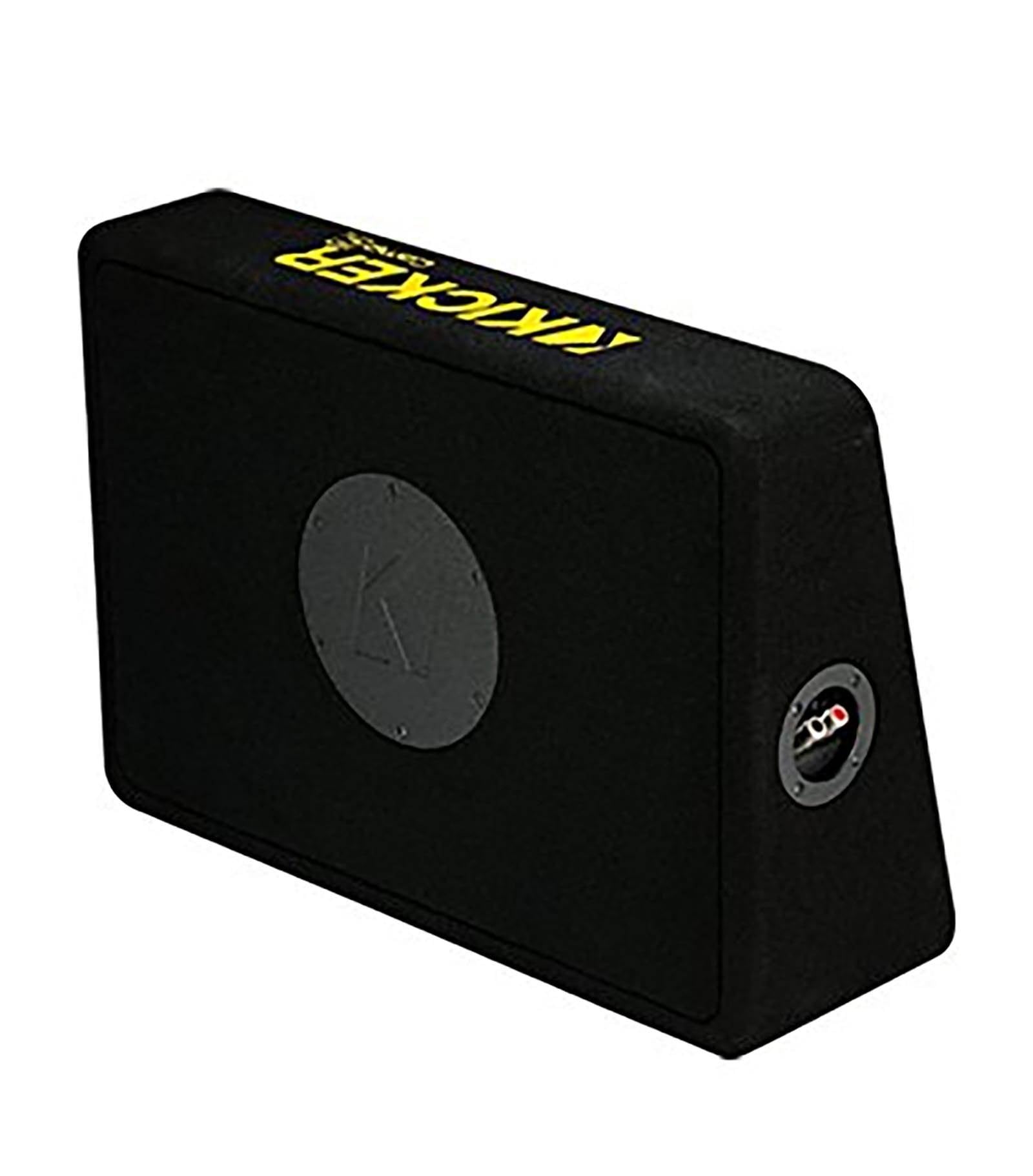 Kicker 10" 600W Vented Subwoofer Enclosure and1100W Mono Amplifier w/ Wiring Kit