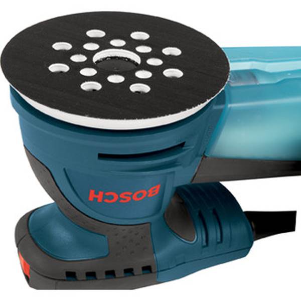 Bosch 5 inch Compact 120V Variable Speed Palm Grip Orbit Sander Kit (Open Box) - VMInnovations