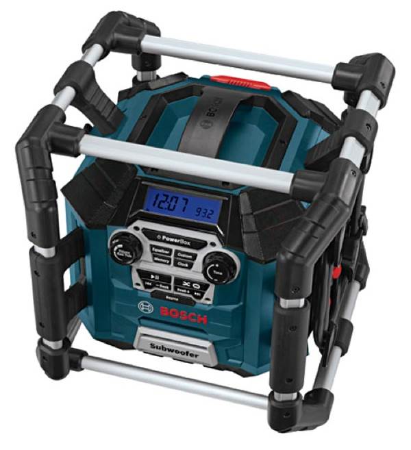 Bosch PB360S Power Box Rechargeable Jobsite Radio w/360 Sound MP3/AUX (Open Box)