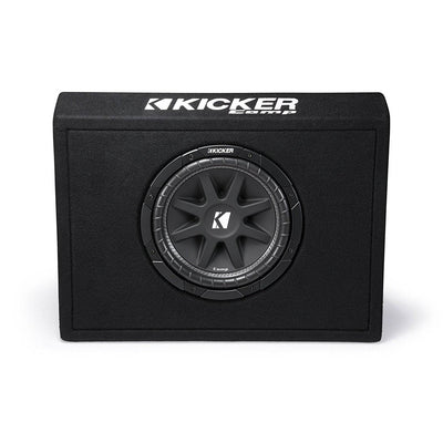 Kicker 43TC104 10" 300W Subwoofer + Sub Box + Boss R1100M 1100W Amp +Amp Kit