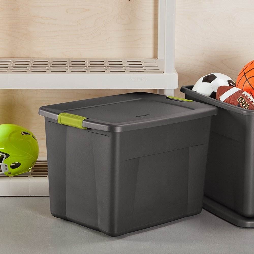 Sterilite 22-Gallon Large Durable Stackable Latch Storage Tote (Open Box)
