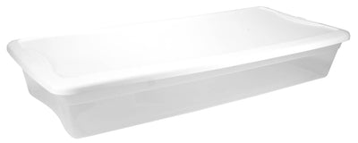 Sterilite 19608006 41 Quart Under the Bed Latching Tote Storage Box Container