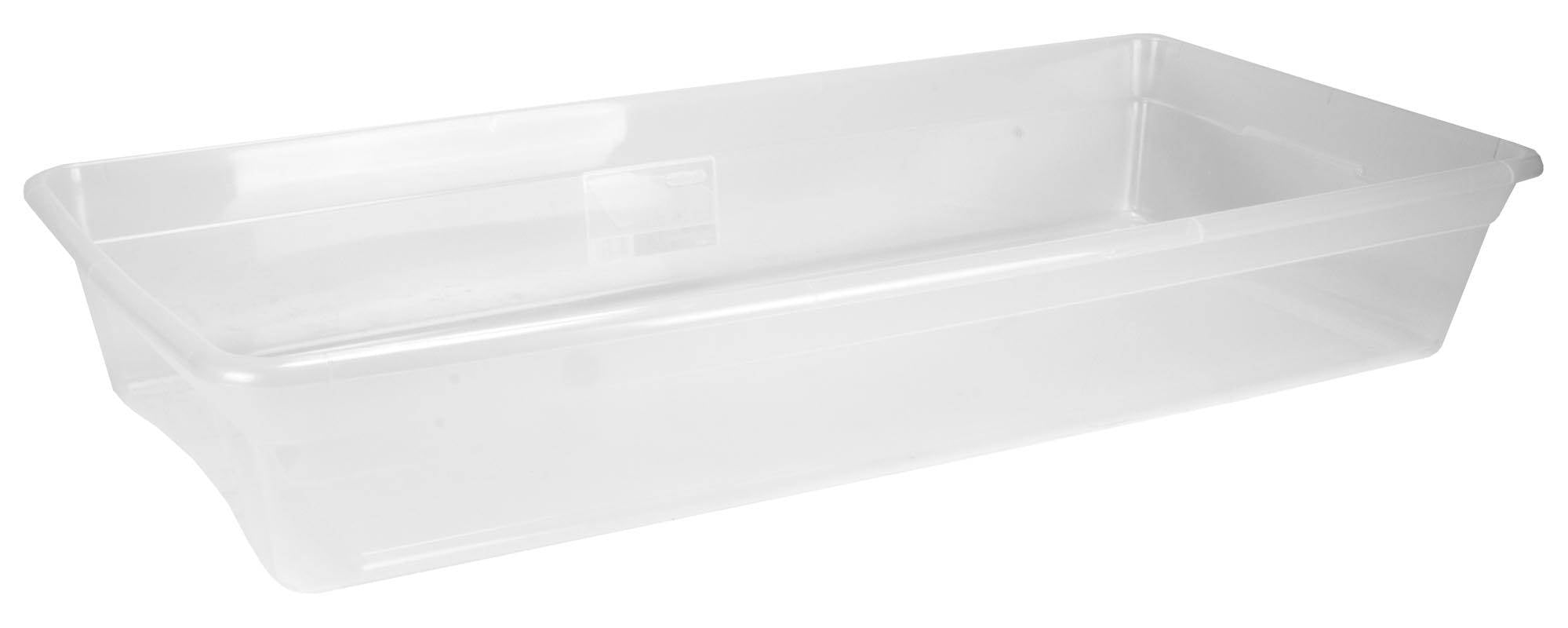 Sterilite 19608006 41 Quart Under the Bed Latching Tote Storage Box Container