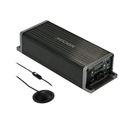 KICKER 47KEY2004 Smart 4 Channel 200W Amplifier Bass Revealer Audio Processor