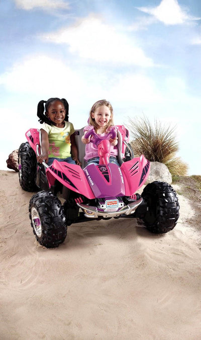 Fisher Price Power Wheel Dune Racer 12V ATV Electric Ride-On - Pink (For Parts)