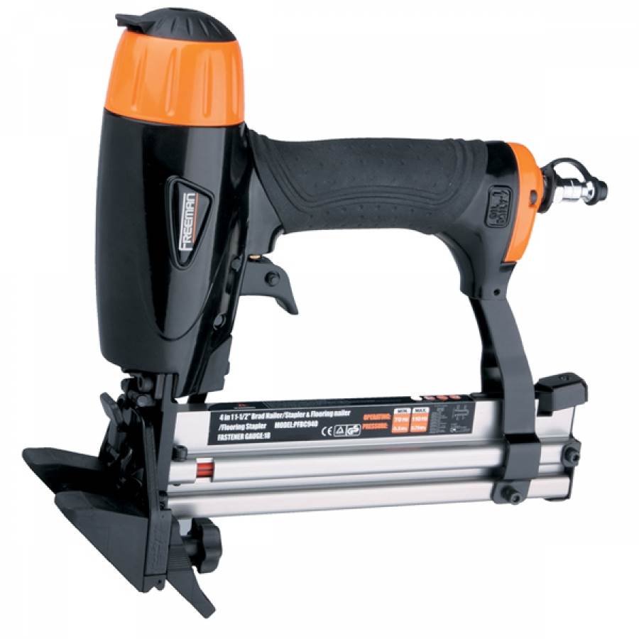 FREEMAN 4 in 1 Mini Pneumatic Air Flooring Nailer Stapler Gun Combo (Open Box)