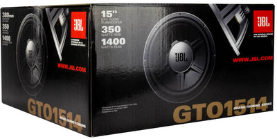 2) New JBL GTO1514 15" 2800 Watt Car Subwoofers Power Sub Audio Woofer SVC 4 Ohm