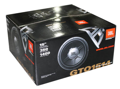 2) New JBL GTO1514 15" 2800 Watt Car Subwoofers Power Sub Audio Woofer SVC 4 Ohm