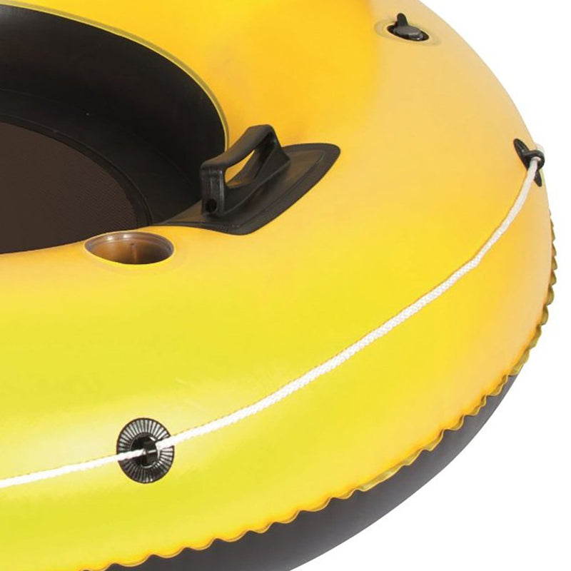 Bestway 95in Inflatable 2 Person Raft (2 Pack) w/ 53in Inflatable Tube (6 Pack)