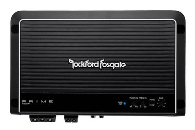 Rockford Fosgate R250X1 250W Mono AB Car Amplifier + 8 Gauge Amp Kit + Remote