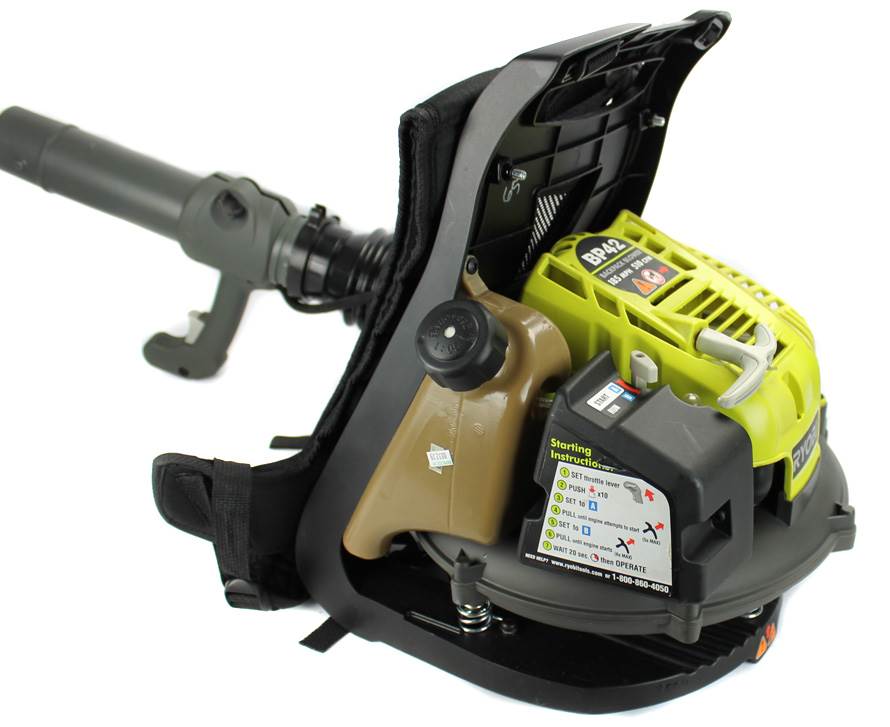 RYOBI RY08420 42cc Gas Powered 2-Cycle Backpack Grass/Yard Blower - For Parts
