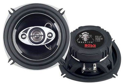 Boss P694C 6x9" 800W and 2) Boss P554C 5.25" 300W 4-Way Car Coaxial Speakers
