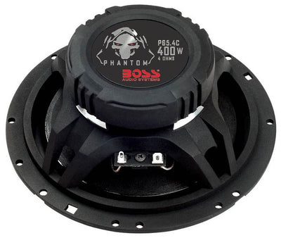 Boss PC65.2C 6.5" 500W 2-Way + 2) Boss P65.4C 6.5" 400W 4-Way Car Speakers