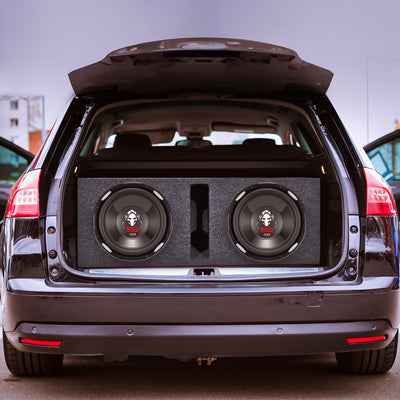 2 Boss Audio P126DVC 12" 4600 Watt Car Subwoofers and Vented Sub Box Enclosure