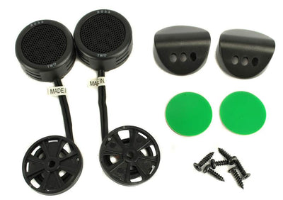 Boss TW17 .5" 400W Micro Dome Car Audio Tweeters Swivel/Angle Mount TW-17 (2 Pairs Pack)