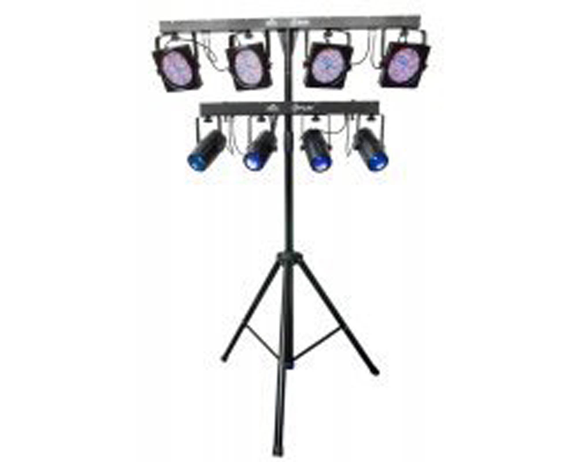 CHAUVET 4BAR DMX LED Wash Lighting System + 4PLAY Light + ADJ RGBW4C Controller