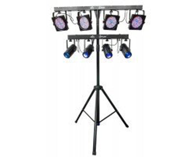 CHAUVET 4BAR DMX LED Wash Lighting System + 4PLAY Light + ADJ RGBW4C Controller